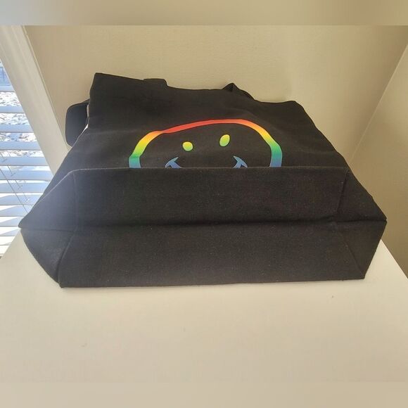 Tote Bag Rainbow Smiley Face Bag NWT #1198 - Picture 8 of 10